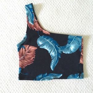 Forever 21 one shoulder crop top